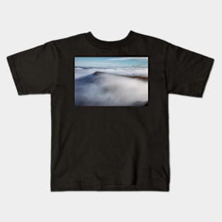 Cribyn in the clouds, Brecon Beacons Kids T-Shirt